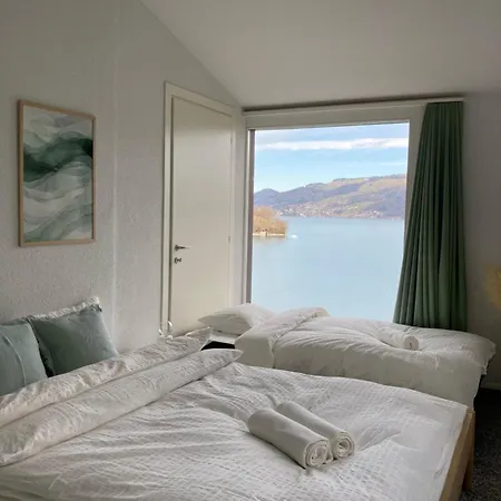 Mit Grossartiger Seesicht Und Balkon * Spiez